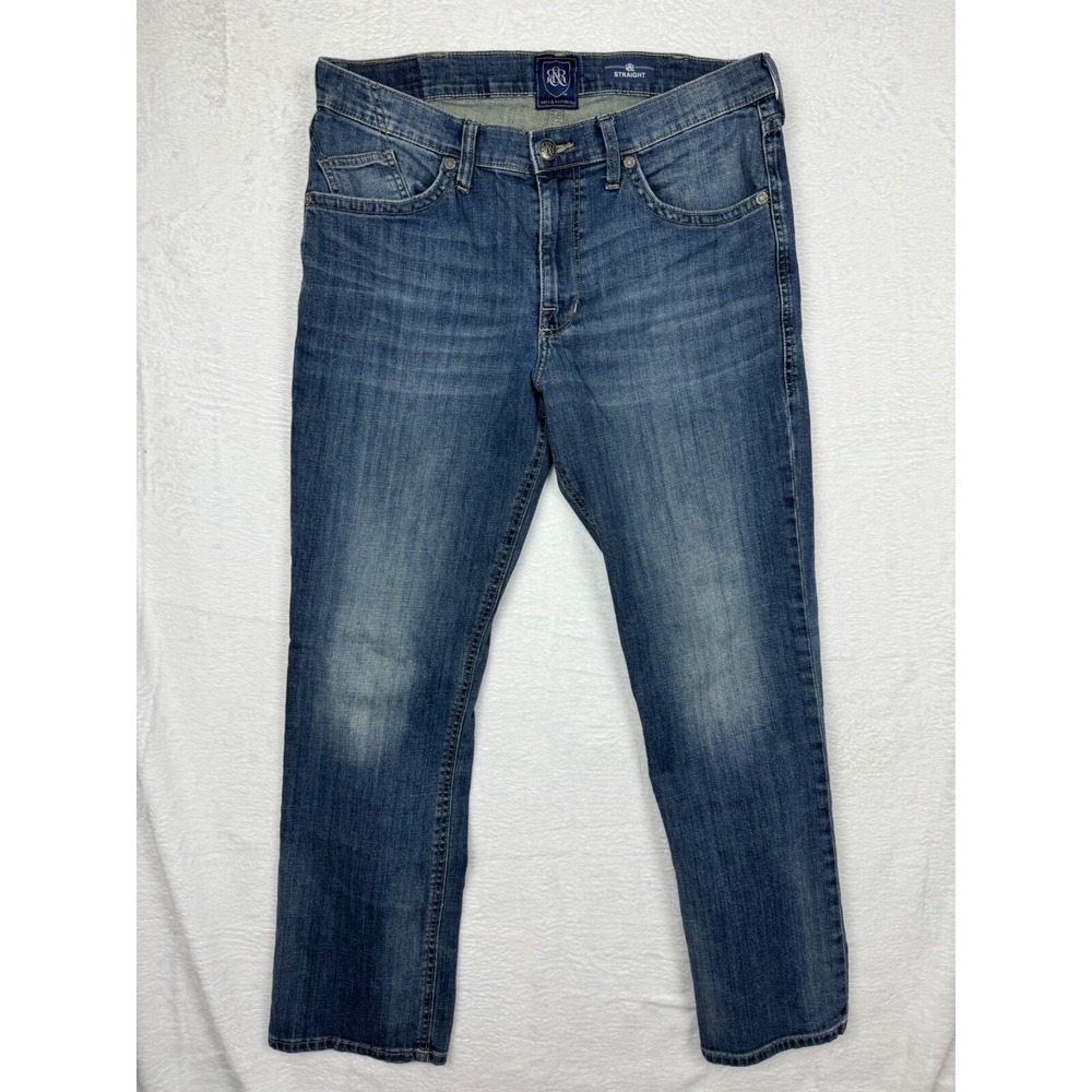 Rock & Republic Jeans Mens 34x31 Blue Good Straight Leg RN130273 R510274